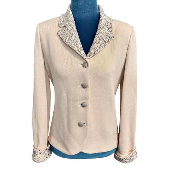 NEW Vintage Y2K St. John Evening Couture Rhinestone Jacket